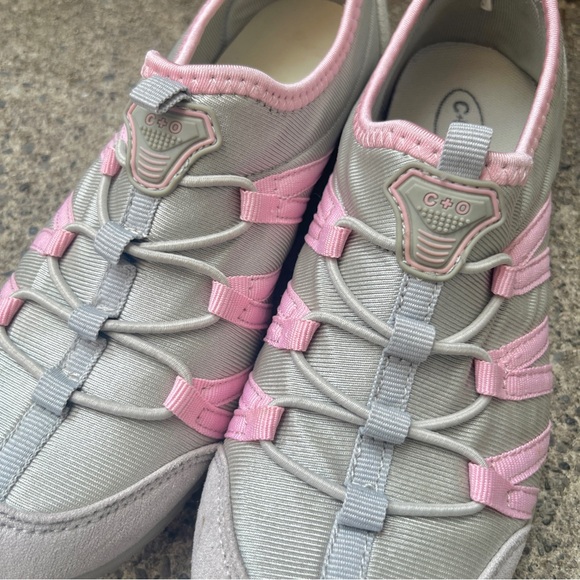 Cutest y2k C+O pink and grey straps trainers - Picture 8 of 16